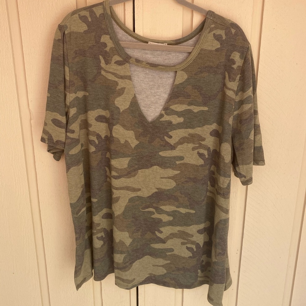 🌵Short Sleeve Camo Shirt, 3XL
